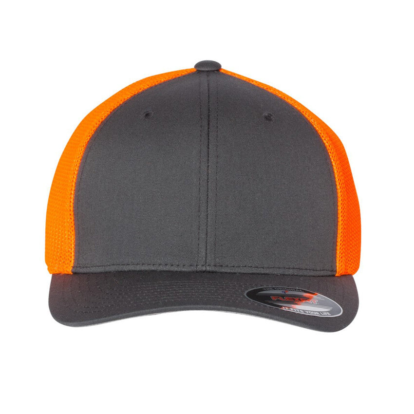 Charcoal/ Neon Orange